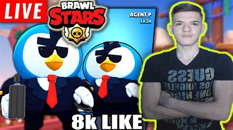 🔴 Live Am Cumparat Noul Skin Agent P Si Jucam Cu El Brawl Stars Youtube