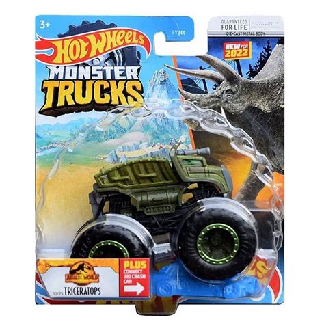 Hot Wheels Monster Trucks kisautó Triceratops Gyerekajándék