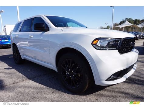 2016 Bright White Dodge Durango Sxt Blacktop Awd 110839262 Photo 4