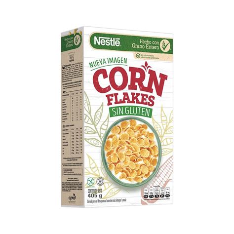 Cereal En Hojuelas Sin Gluten Corn Flakes Cereal 405 Gr