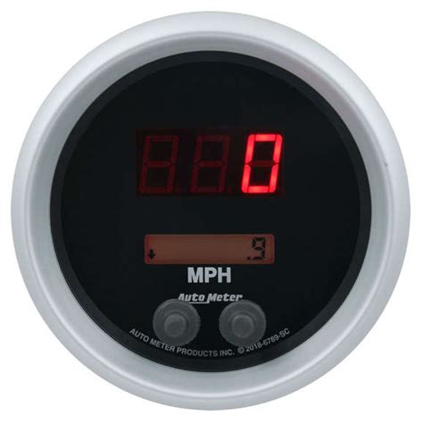 auto meter elite digital  mph programmable speedometer quadratec