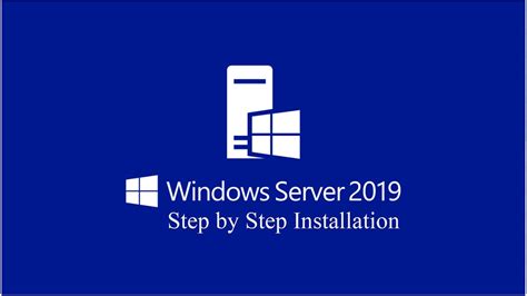 1 Windows Server 2019 Standard Step By Step Installation YouTube