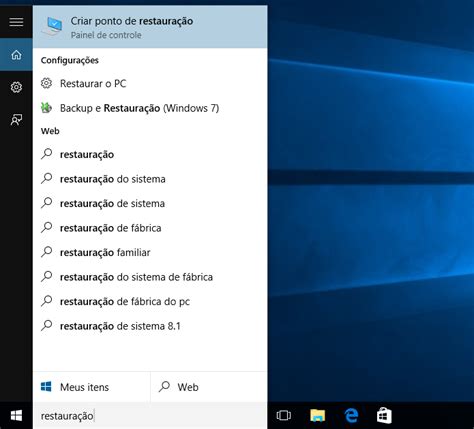 Como Ativar E Criar Um Ponto De Restaura O No Windows Dicas E