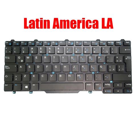 Teclado De Ordenador Port Til Para DELL Accesorio De Color Negro Sin