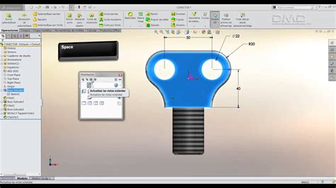 Cómo redefinir la orientación de las vistas estándar en SolidWorks