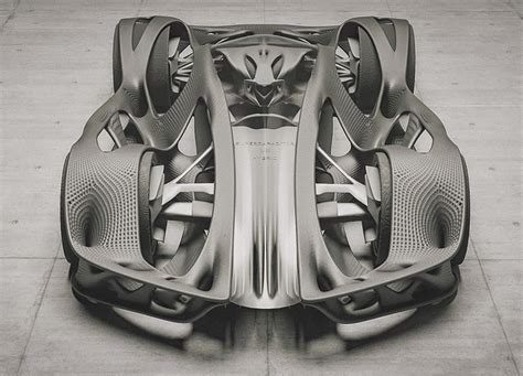 HV 001 3D Printed Hybrid Sportscar By Ayoub Ahmad Tuvie Design