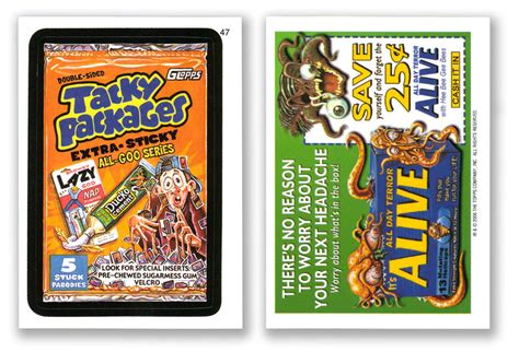 Wacky Packages Topps 4th Series 2006 Tacky Packages 47