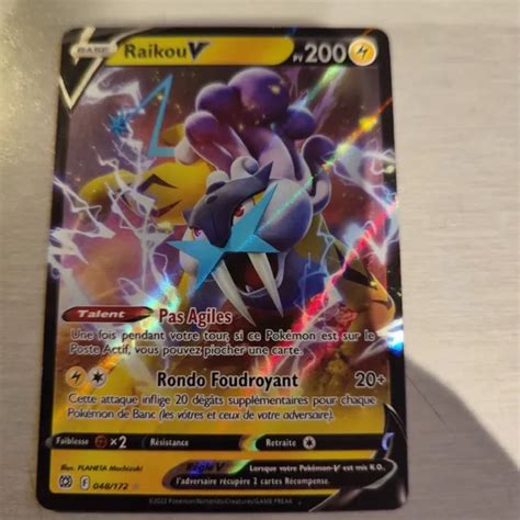 CARTE POKÉMON RAIKOU V 048 172 EUR 3 00 PicClick FR