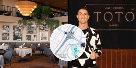 Cristiano Ronaldo’s Totó Restaurant Is Coming To Dubai