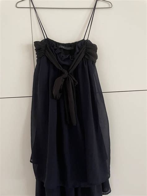 robe soirée ZARA taille 38 bleue Kaufen auf Ricardo