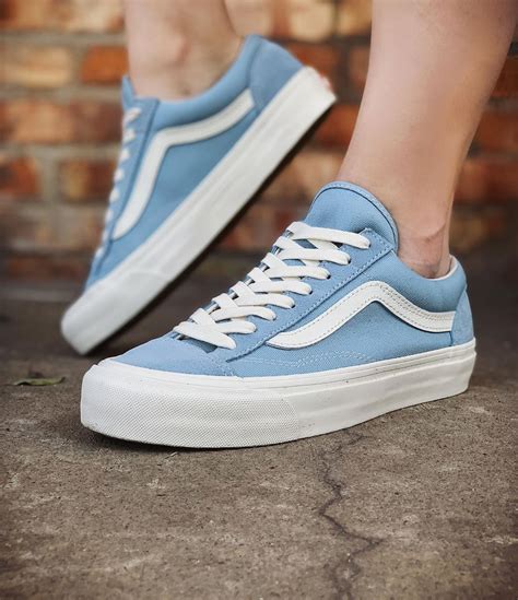 Vans Vault Og Style 36 Lx Canvassuede Light Blue Vansshoes