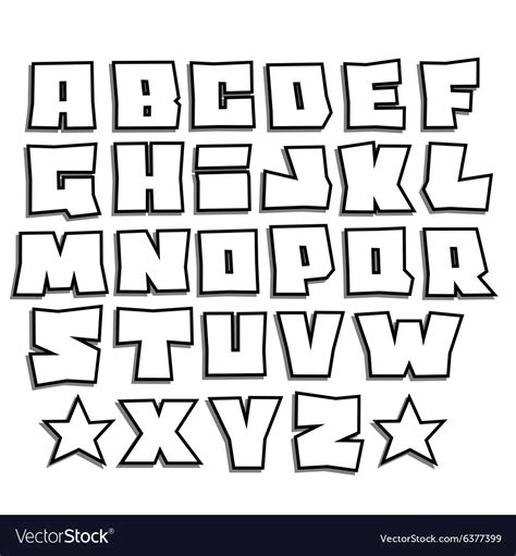 Graffiti Block Letter Font