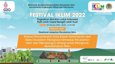 Webinar Adaptasi Perubahan Iklim Festival Iklim Youtube