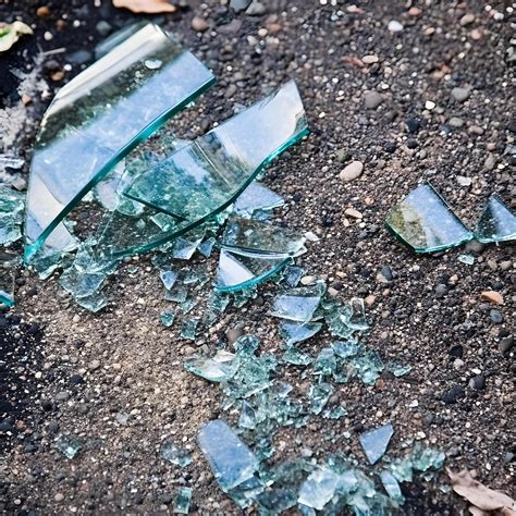 broken glass debris pieces on the bottom 53614404 Stock Photo at Vecteezy