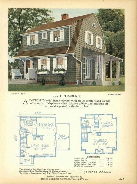 Pin By Bk Gatsby On Architecture Antique Building Plans Dutch Colonial Homes Home Builders