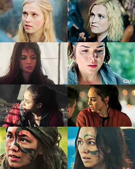 Clarke Octavia Raven And Emori The 100 Poster The 100 Show The 100