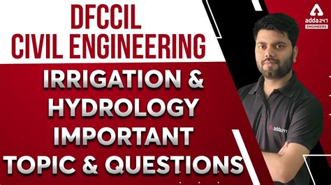 DFCCIL 2021 DFCCIL Civil Executive IRRIGATION HYDROLOGY