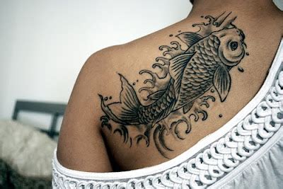 Black koi tattoos | Koi Fish Tattoo