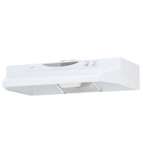 Broan Nutone Acs Series 30 In Convertible Under Cabinet Range Hood With Light In White Acs30ww