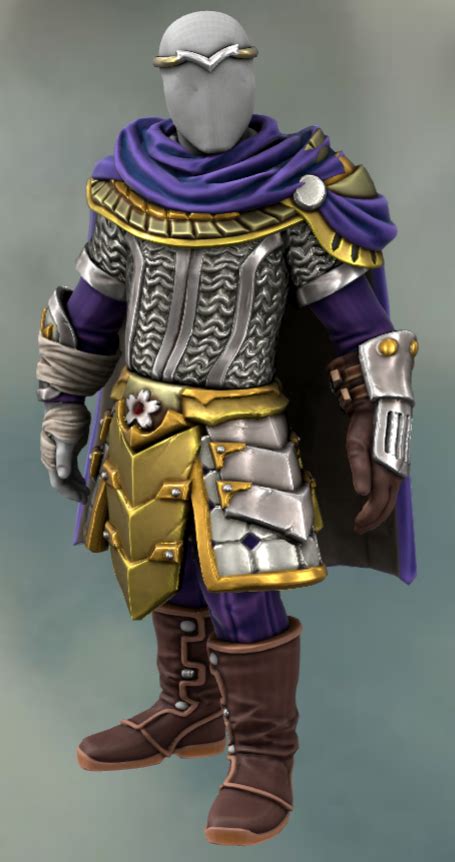 Cool Purple And Gold Armor R HeroForgeMinis