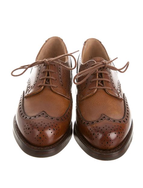 Crockett & Jones Leather Wingtip Oxfords - Shoes - WCRCK20033 | The ...