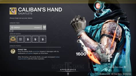 Destiny Best Exotic Class Item Perks For Hunter Deltia S Gaming