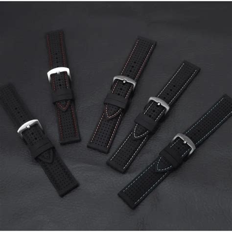 Watch Strap For Mido Casio Tissot Seiko Citizen Soft Silicon Yiassu