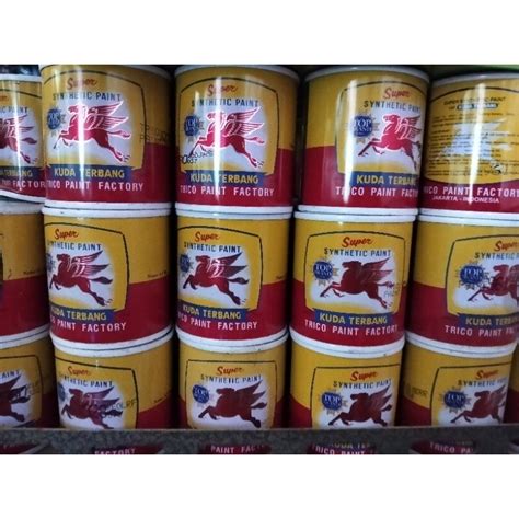 jual cat kayu cat besi cat kuda terbang cat kemasan kecil ukuran