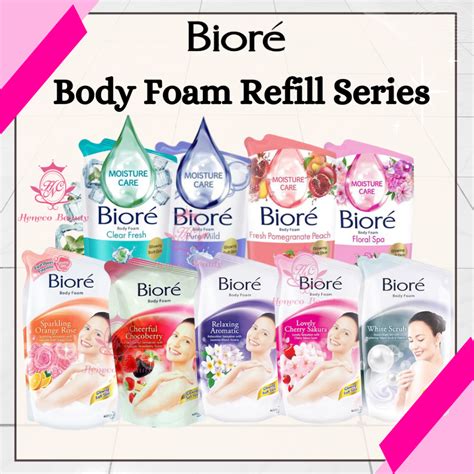 Jual BIORE Body Foam Refill Series Pure Mild Fresh Orange