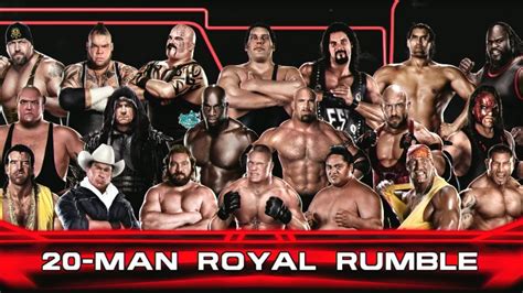 Wwe 2k14 20 Man Royal Rumble Match Youtube