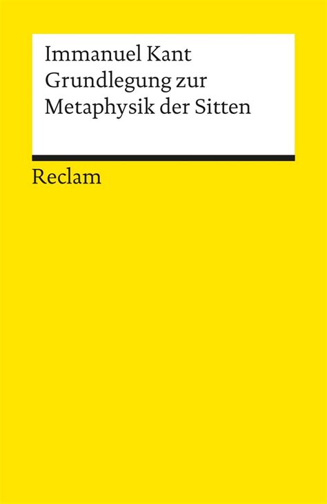 ISBN 315004507X Grundlegung Zur Metaphysik Der Sitten Gebraucht