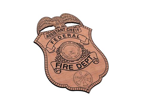 Dod Fire Department Badge Svg Etsy