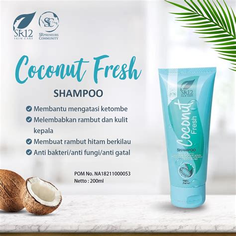 Jual Coconut Fresh Shampoo Sr Anti Dandruff Shampo Anti Ketombe