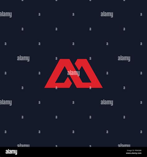 red letter m logo design concept template Stock Vector Image & Art - Alamy