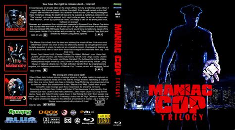 Maniac Cop Trilogy Blu-Ray Custom Cover - DVDcover.Com