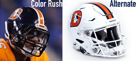 Denver Broncos Unveil White Alternate Helmet