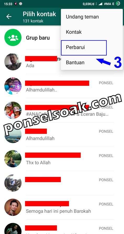 Cara Menampilkan Kontak Whatsapp Yang Tidak Muncul Hilang