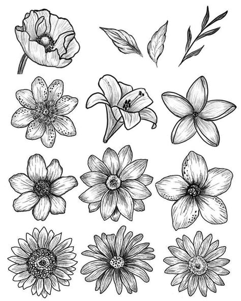 Kala Chavess Instagram post: Flores que tengo disponibles para tatuar ...