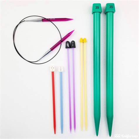 Plastic Knitting Needles