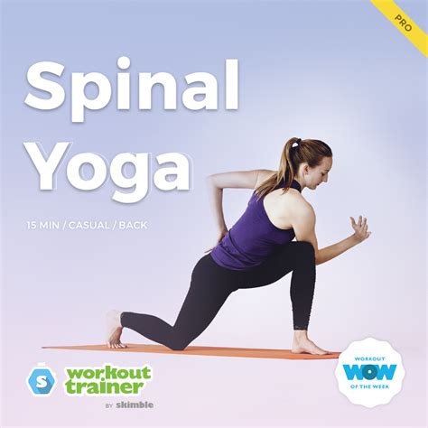 Skimbles Pro Workout Of The Week Spinal Yoga Workout Trainer App