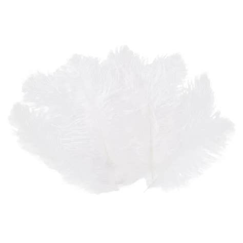 Pieces White Natural Ostrich Feather Cm Wedding Diy Lazada Co Th