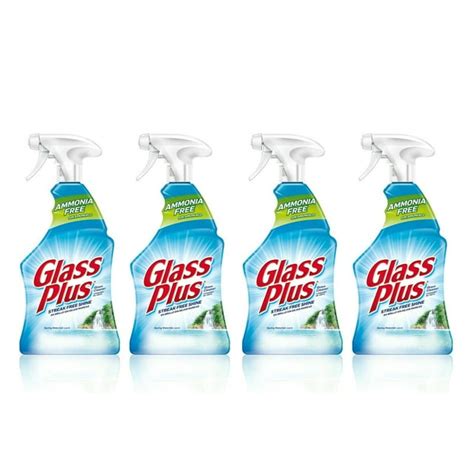 Glass Plus Multi Surface Glass And Window Cleaner 32 Oz Pack Of 4