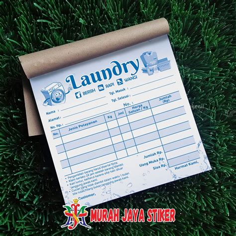 Nota Laundry Ply Nota Laundry Mini Rangkap Lazada Indonesia