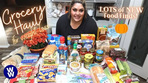 Big Ww Grocery Haul For Weight Loss Lots Lots Of New Food Finds