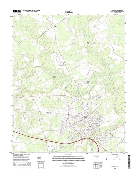 Mytopo Tarboro North Carolina Usgs Quad Topo Map