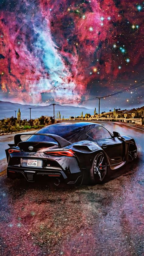 Supra Space Car Hd Phone Wallpaper Pxfuel