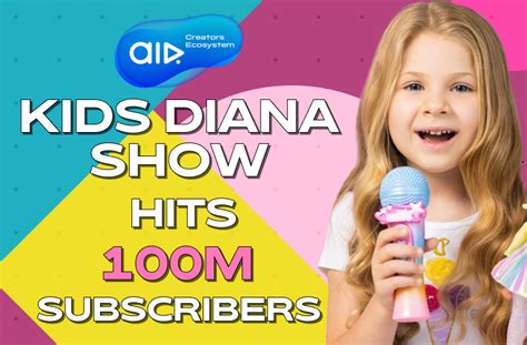 Kids Diana Show Became the First Largest Kids Vlog with 100M ...