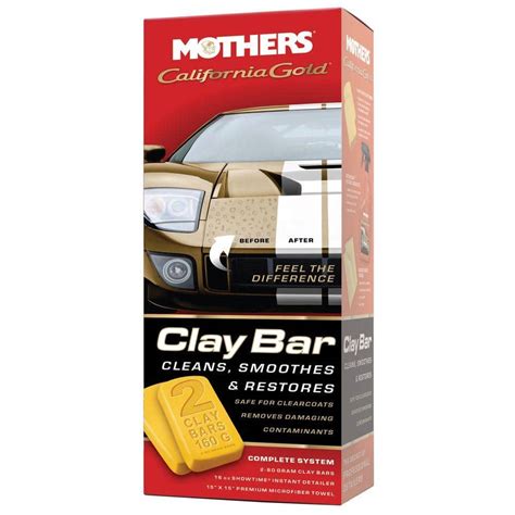 Mothers California Gold Clay Bar System Kit The Home Depot