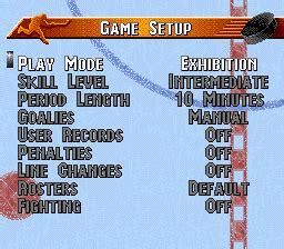 NHL 96 Screenshots for SNES - MobyGames