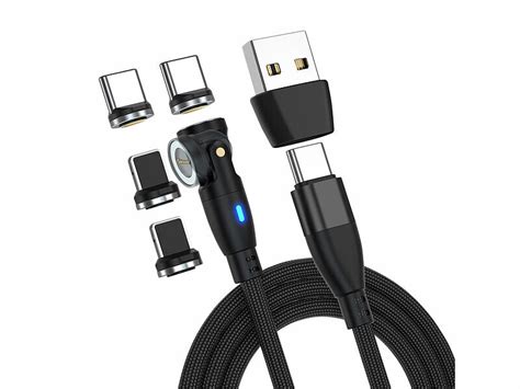 C Ble Magn Tique Usb C Usb A Vers Usb C Lightning Avec